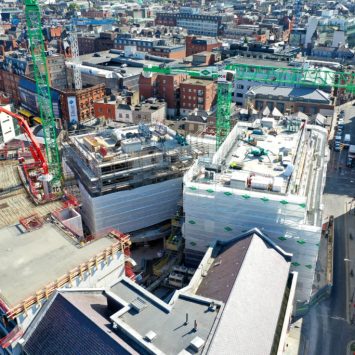 Flame Retain Ltd. covered every aspect of fire barrier, smoke containment & acoustic containment in this 300 bedroom student accommodation. An exemplary safety record and more than sufficient staff resources were noted by the customer.