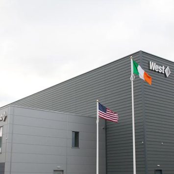 A significant amount of cavity barrier protection was employed here aswell as protection for numerous floor and wall opes in this phrama facility.